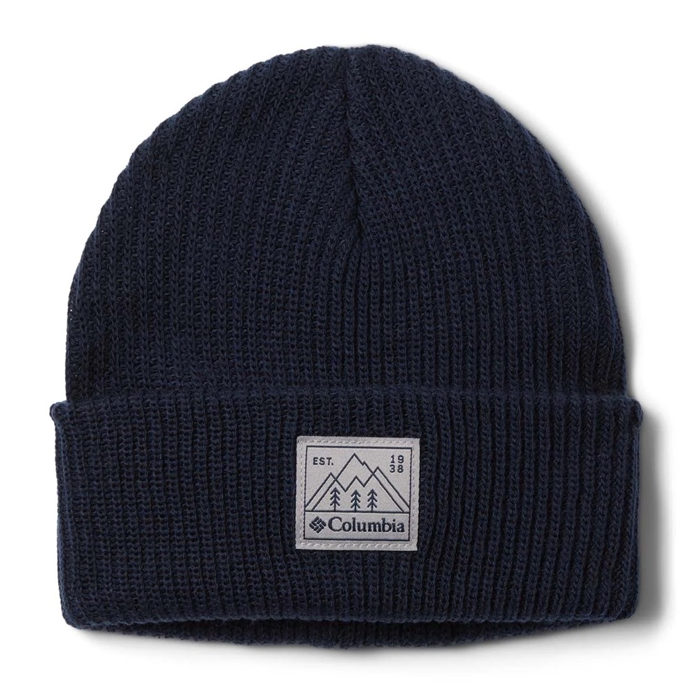 NEW Columbia Youth Whirlibird Cuffed Beanie Navy Blue O/S Winter Hat Kids NWT